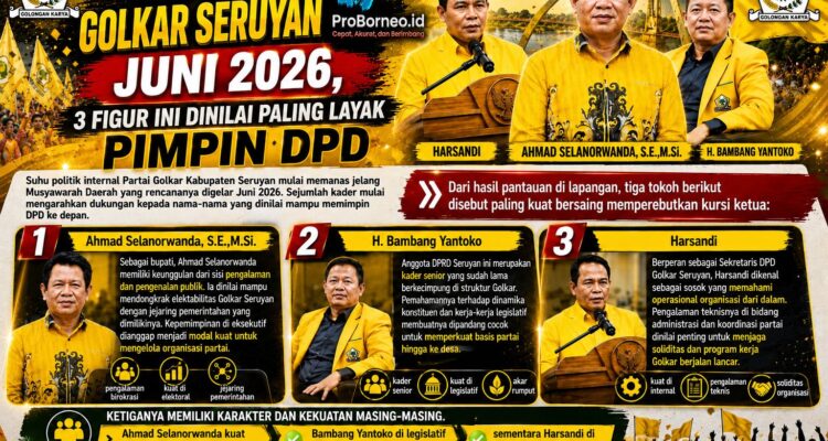 Tiga Tokoh Sentral Golkar Seruyan