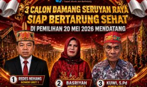 3 Calon Damang Seruyan Raya Siap Bertarung Sehat di Pemilihan 20 Mei 2026 Mendatang Calon Damang