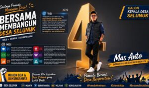 Mas Anto Usung Visi Desa Selunuk Maju dan Mandiri, Dorong Kepemimpinan Muda Inovatif Calon Kades