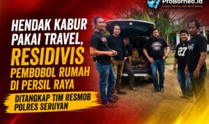 Hendak Kabur Pakai Travel, Residivis Pembobol Rumah di Persil Raya Ditangkap Tim Resmob Polres Seruyan
