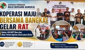 Koperasi Maju Bersama Bangkal Gelar RAT, Bahas AD/ART Baru dan Akan Temui Agrinas Soal Lahan Disita Koperasi gelar RAT