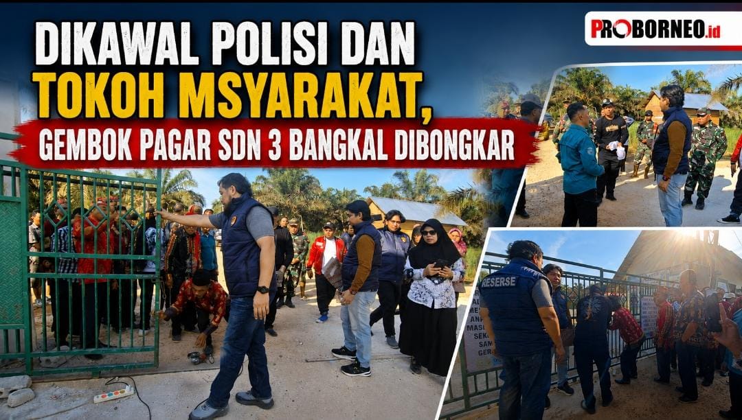Bongkar gembok SDN 3 Bangkal