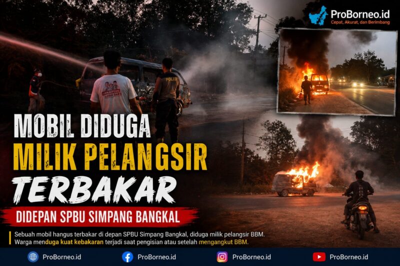 Mobil terbakar