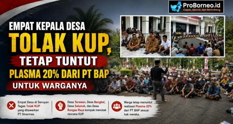 empat kades tolak kup