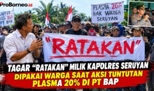 Tagar "RATAKAN" Milik Kapolres Seruyan Dipakai Warga Saat Aksi Tuntutan Plasma 20% di PT BAP hastag ratakan