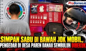 Simpan Sabu di Bawah Jok Mobil, Pengedar di Desa Paren Danau Sembuluh Dibekuk kasus sabut