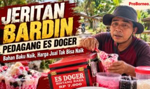 Jeritan Bardin Pedagang Es Doger: Bahan Baku Naik, Harga Jual Tak Bisa Naik pedagang es doger